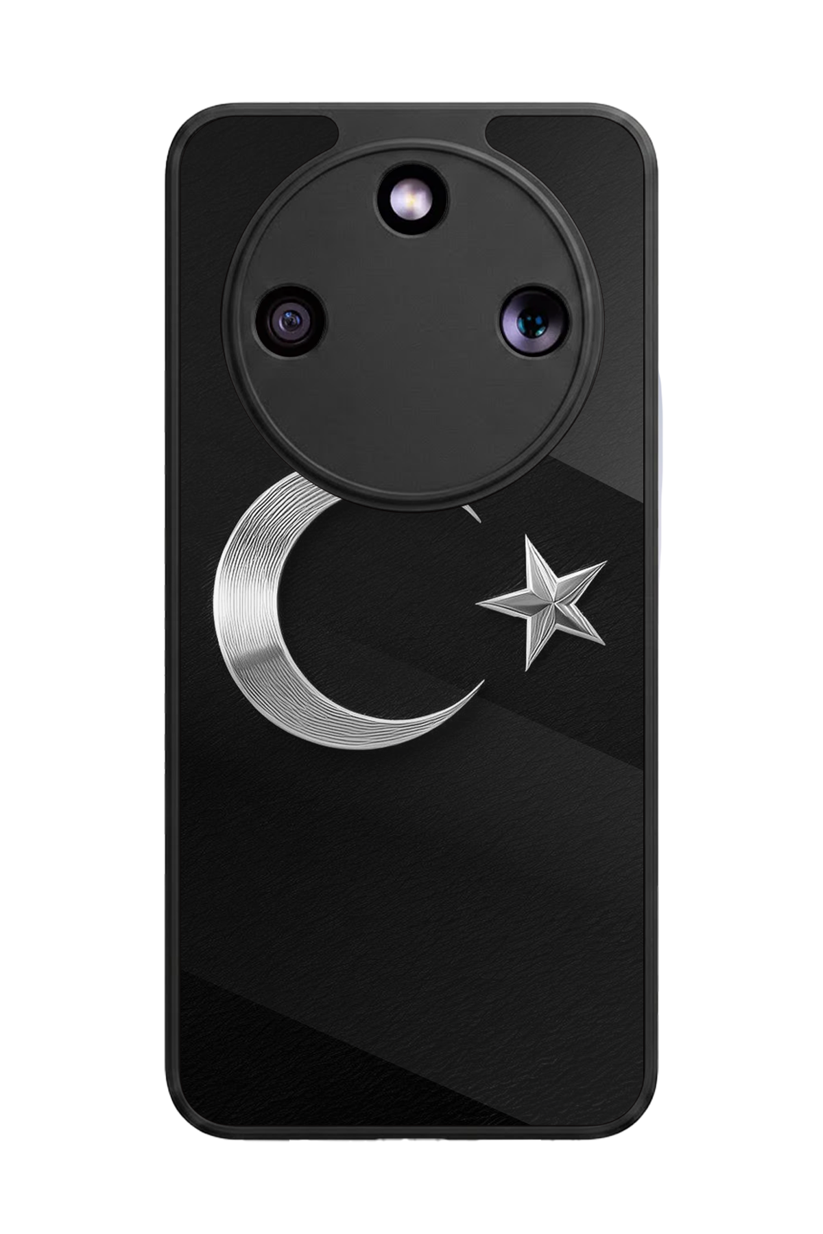Honor Magic 8 Lite Uyumlu Türk Bayragi Tasarımlı Glossy Premium Kılıf