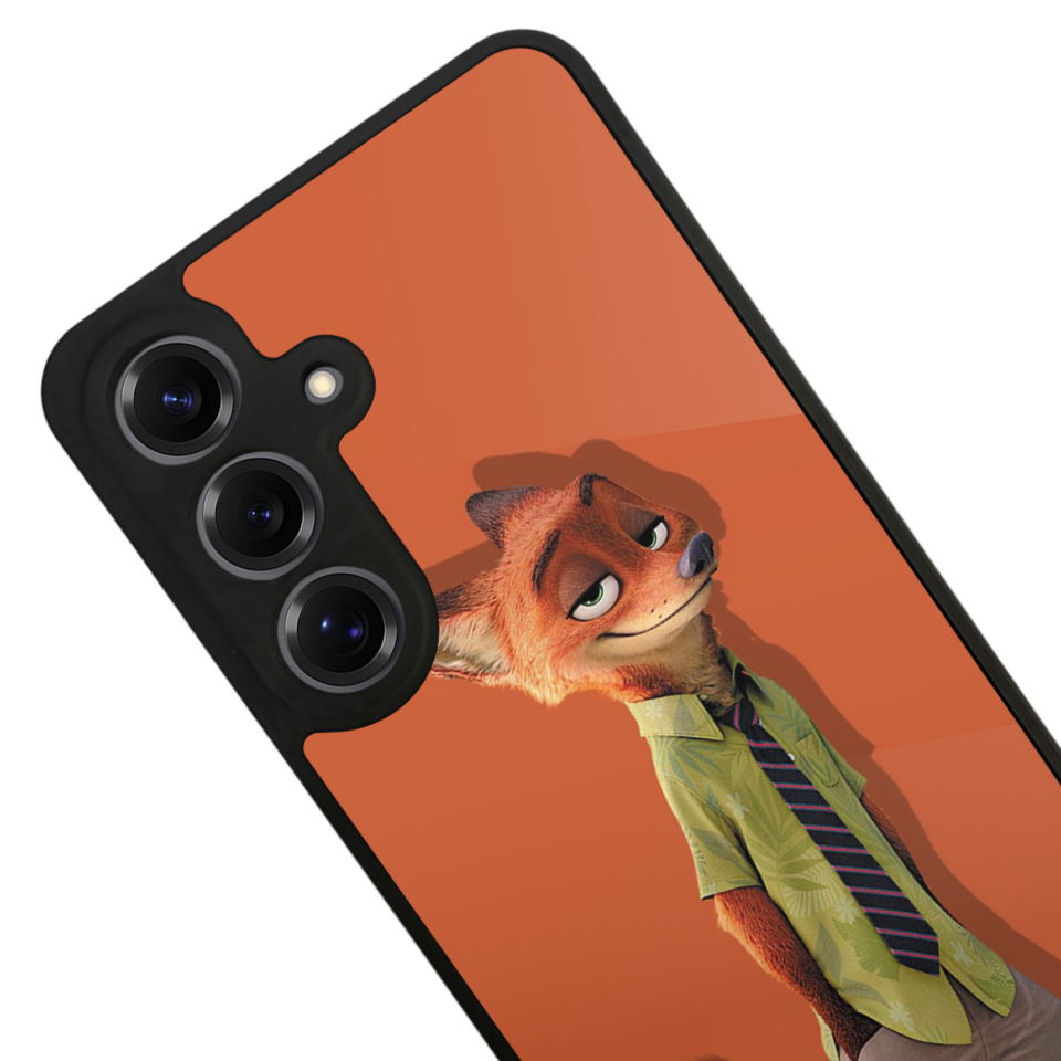 Samsung Galaxy S25 Uyumlu Zootropolis Tasarımlı Glossy Premium Kılıf