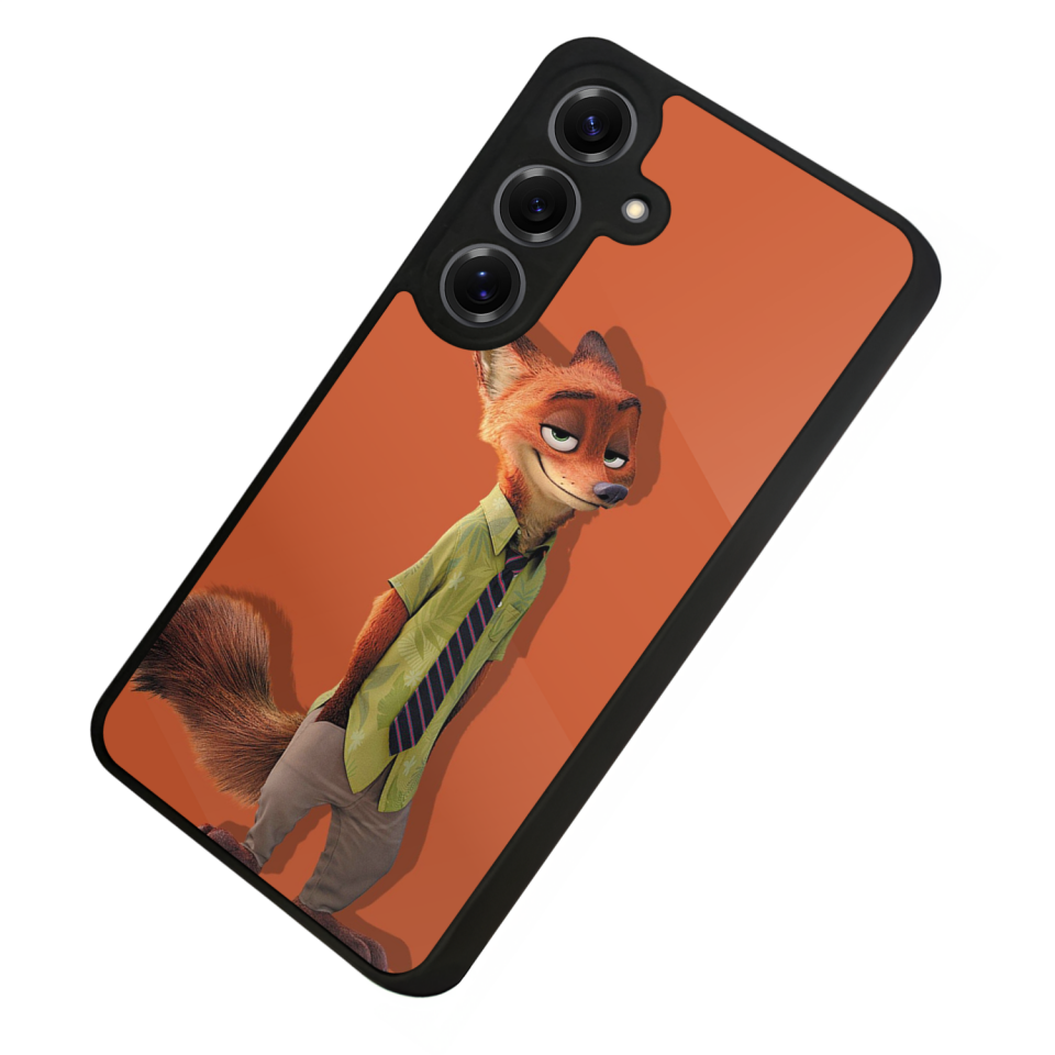 Samsung Galaxy S25 Uyumlu Zootropolis Tasarımlı Glossy Premium Kılıf