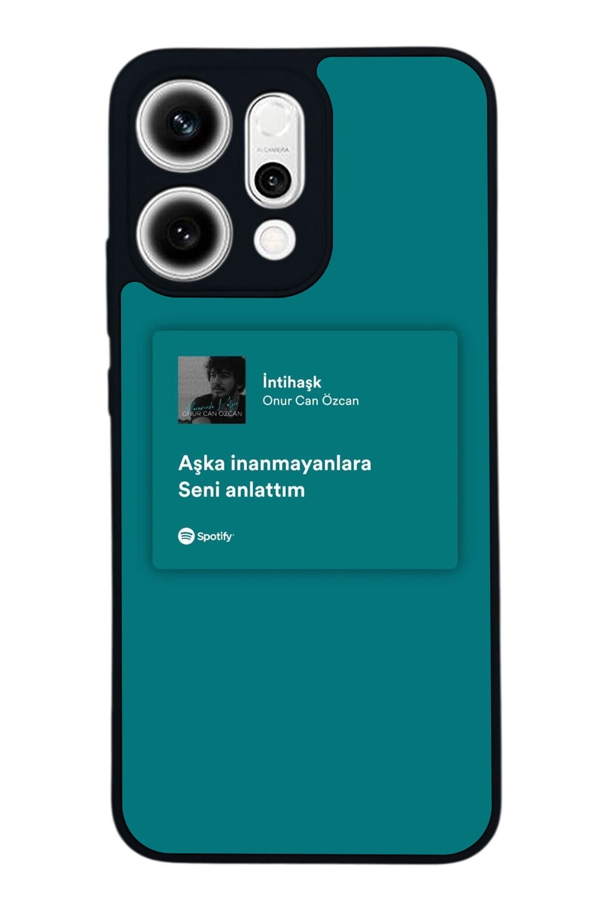 Oppo Reno 14 Uyumlu Sarki Sozleri Tasarımlı Glossy Premium Kılıf