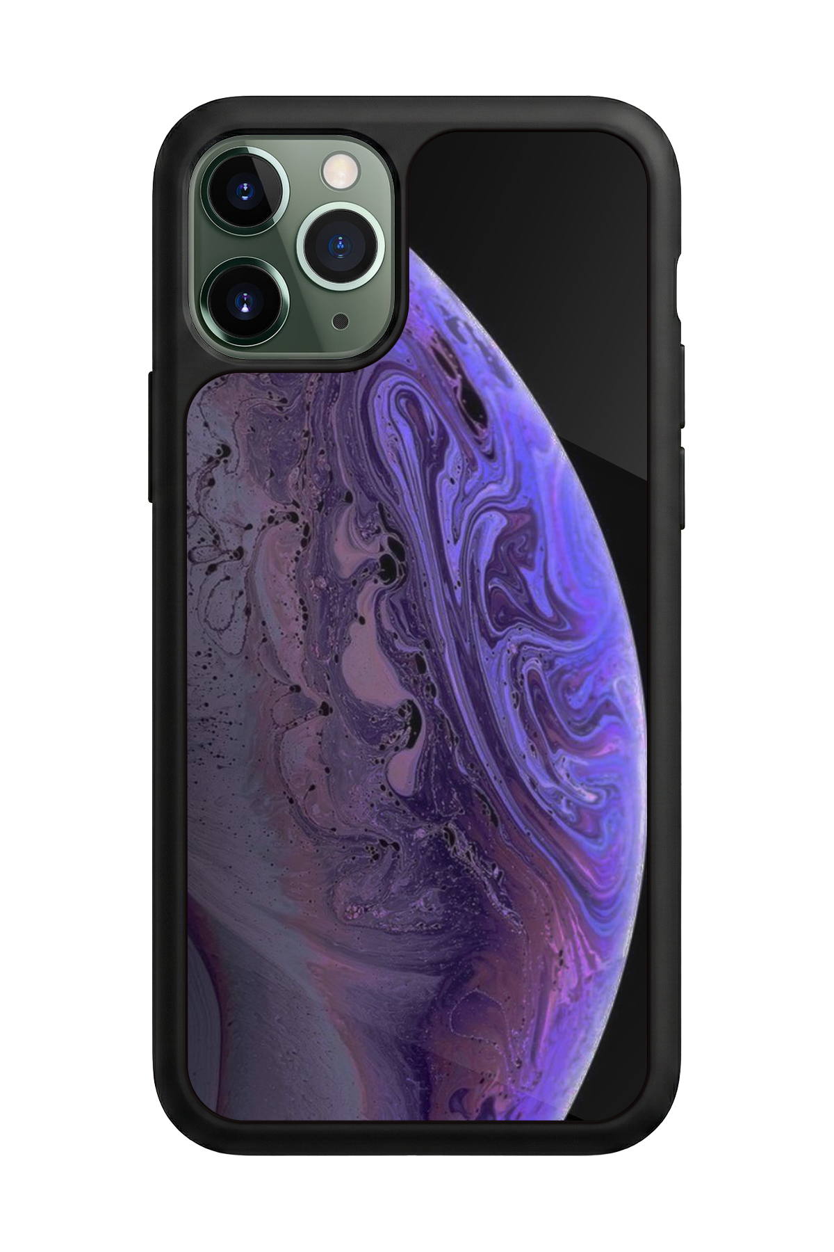 iPhone 11 Pro Max Uyumlu Ay Tasarımlı Glossy Premium Kılıf
