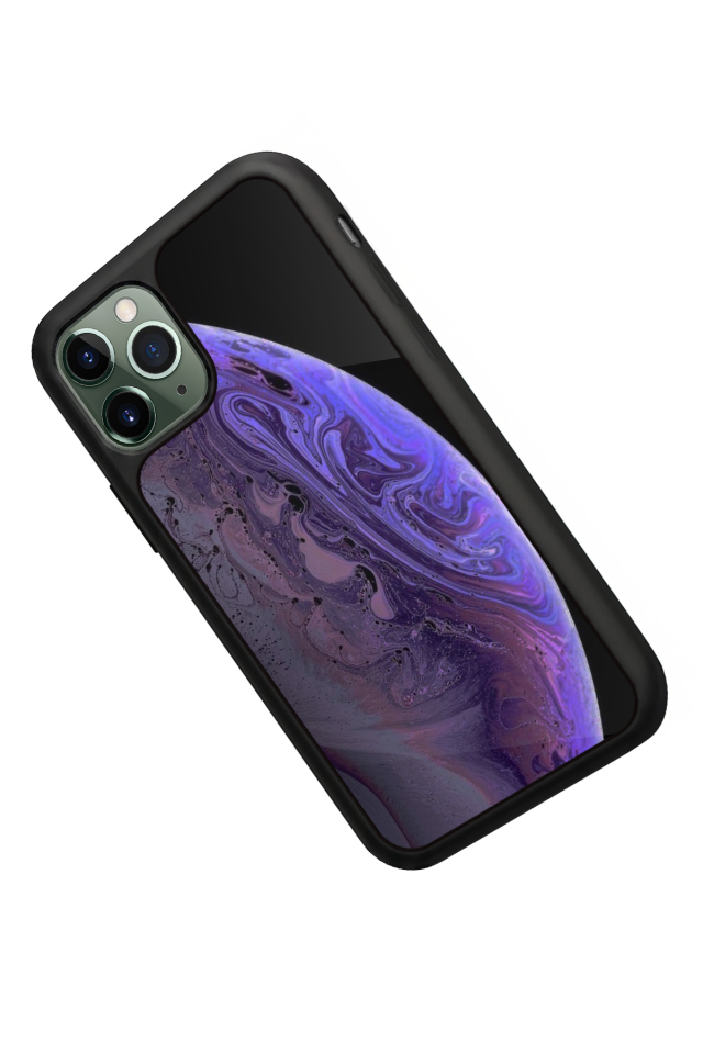 iPhone 11 Pro Max Uyumlu Ay Tasarımlı Glossy Premium Kılıf