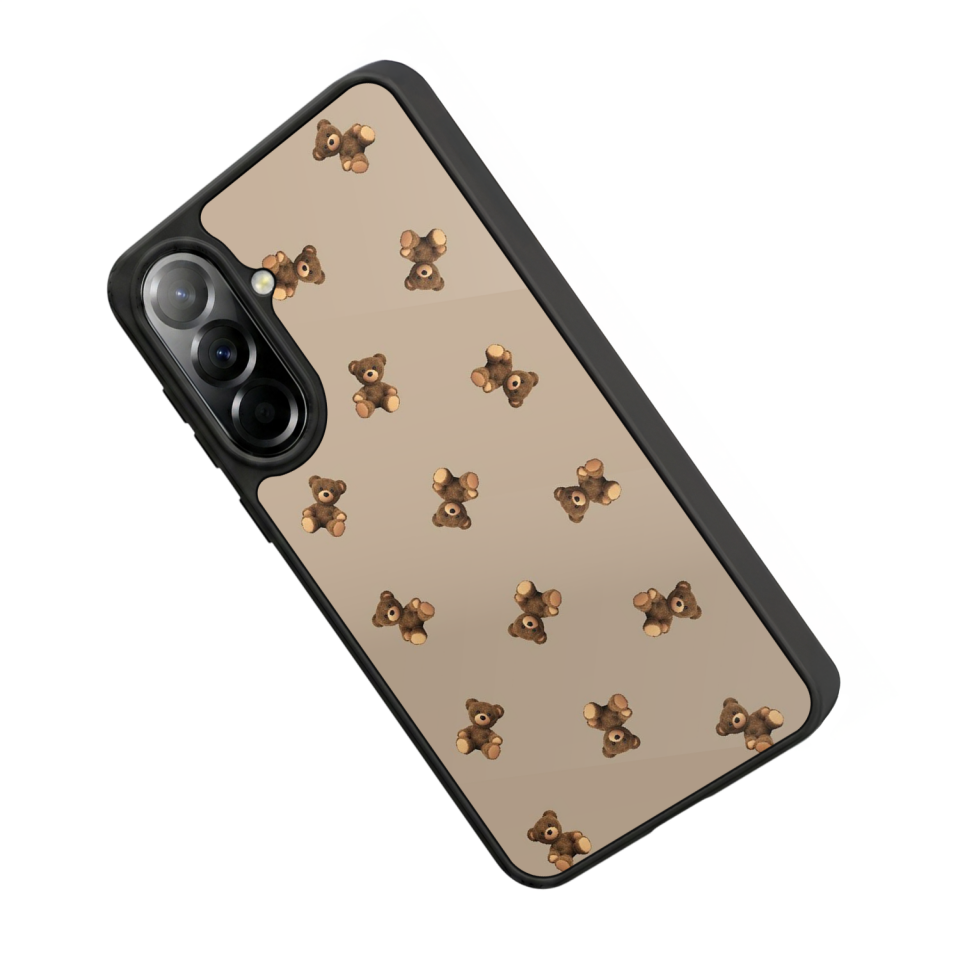 Samsung Galaxy A37 Uyumlu Ayı Tasarımlı Glossy Premium Kılıf