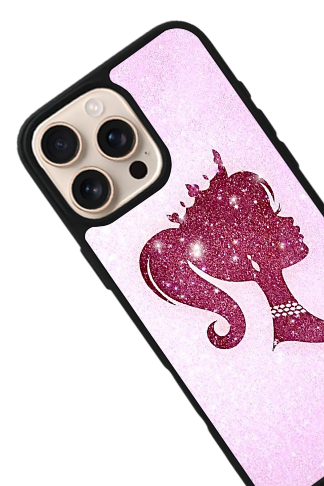 iPhone 16 Pro Uyumlu Barbie Tasarımlı Glossy Premium Kılıf
