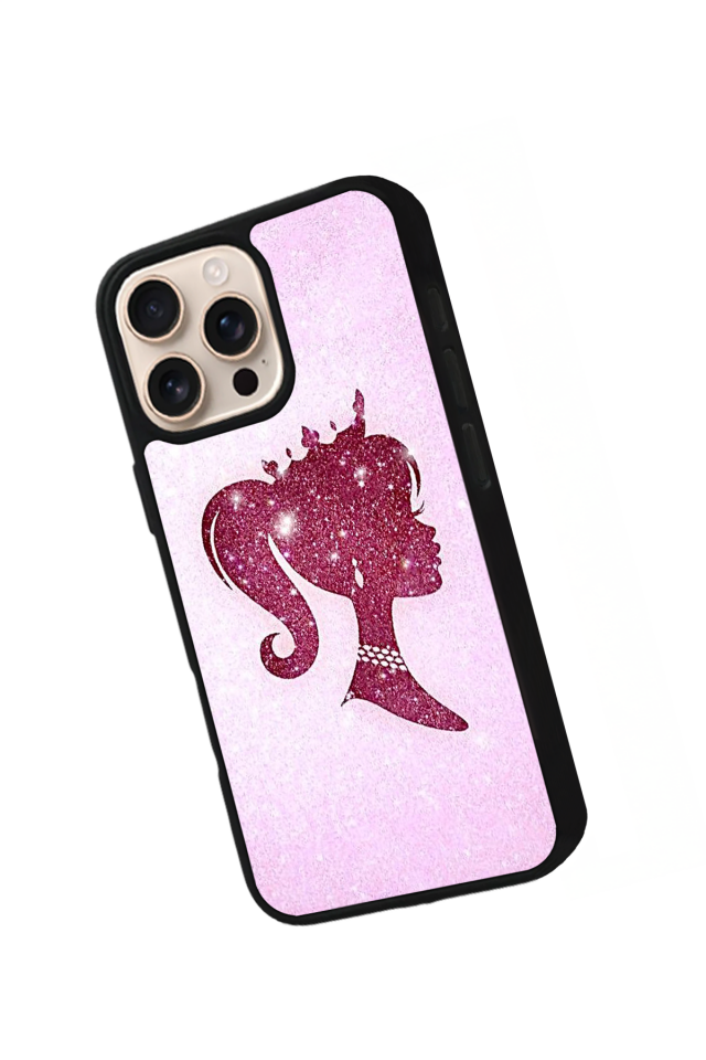 iPhone 16 Pro Uyumlu Barbie Tasarımlı Glossy Premium Kılıf
