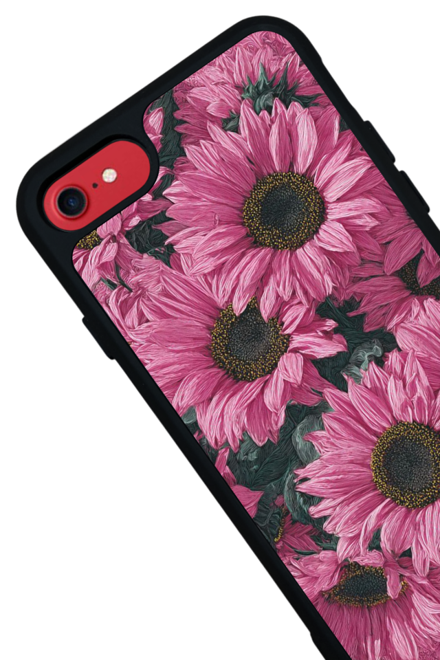iPhone 7 Uyumlu Cicek Tasarımlı Glossy Premium Kılıf