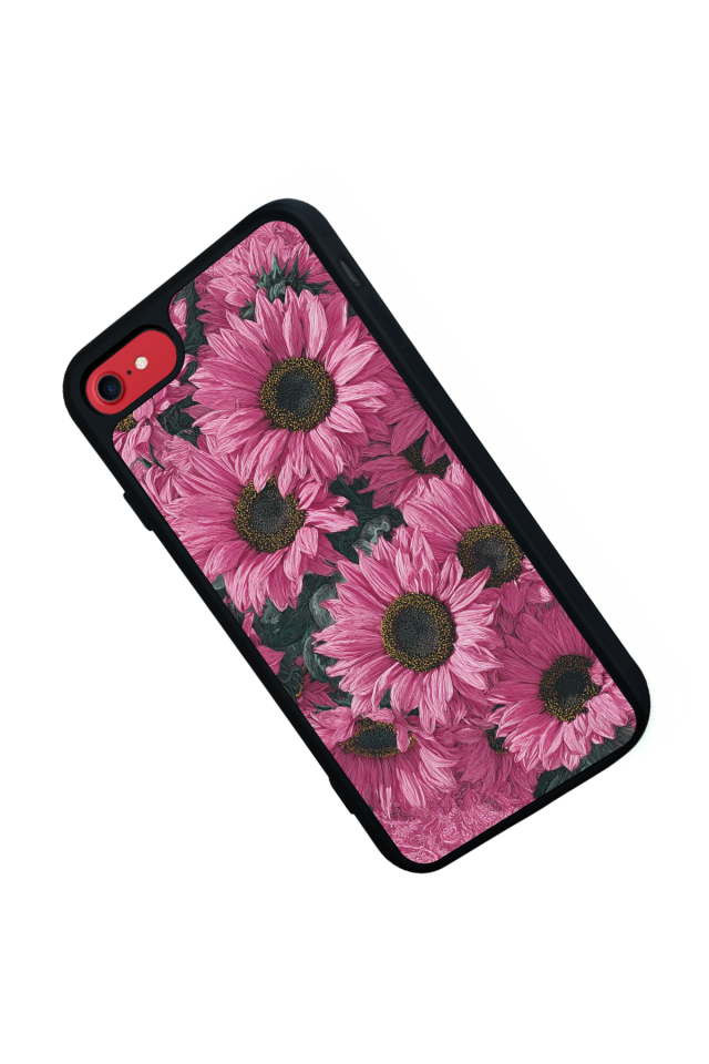 iPhone 7 Uyumlu Cicek Tasarımlı Glossy Premium Kılıf