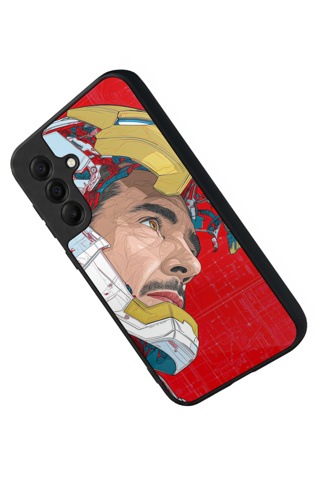Samsung Galaxy A17 Uyumlu Iron Man ( Demir Adam ) Tasarımlı Glossy Premium Kılıf