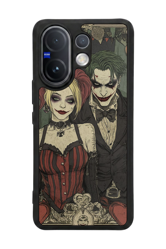 Vivo V60 Uyumlu Kalp Love Tasarımlı Glossy Premium Kılıf