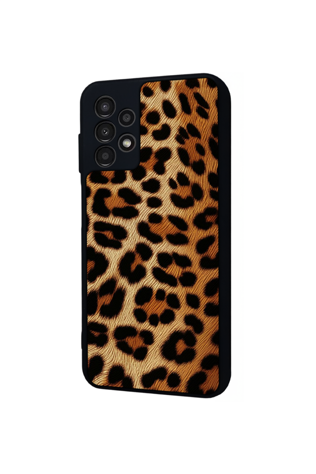 Samsung Galaxy A23 Uyumlu Leopar Tasarımlı Glossy Premium Kılıf