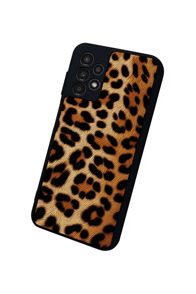 Samsung Galaxy A23 Uyumlu Leopar Tasarımlı Glossy Premium Kılıf