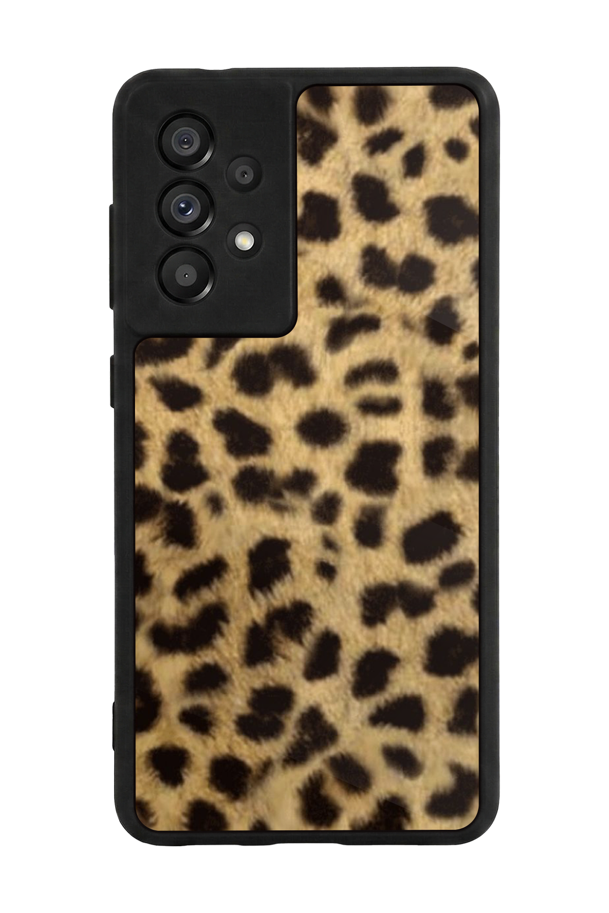 Samsung Galaxy A73 Uyumlu Leopar Tasarımlı Glossy Premium Kılıf