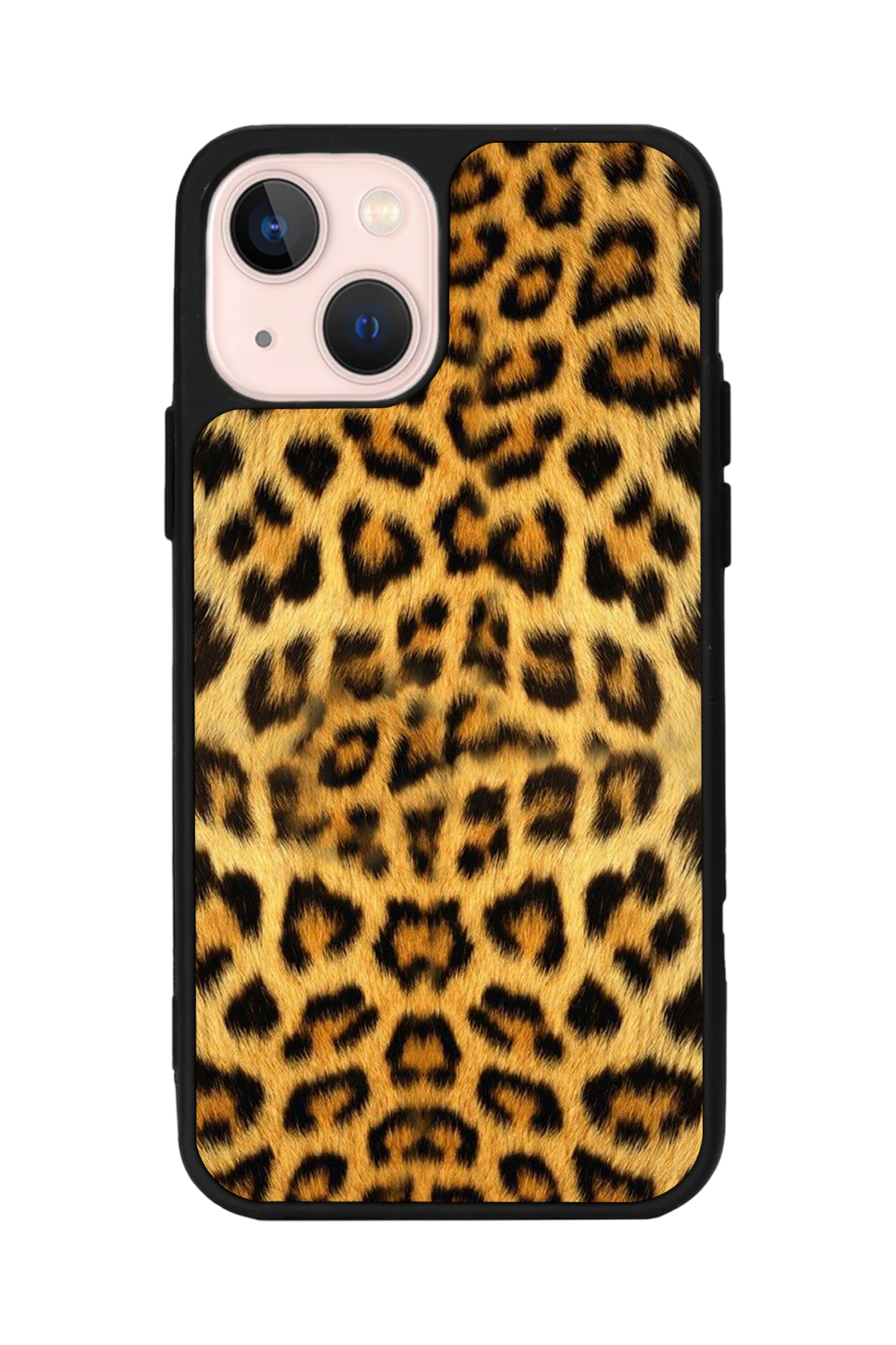 iPhone 14 Plus Uyumlu Leopar Tasarımlı Glossy Premium Kılıf