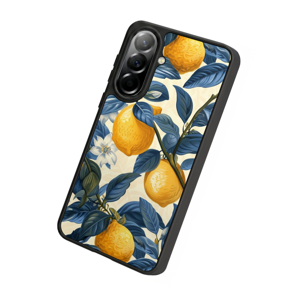Samsung Galaxy A57 Uyumlu Limon Tasarımlı Glossy Premium Kılıf