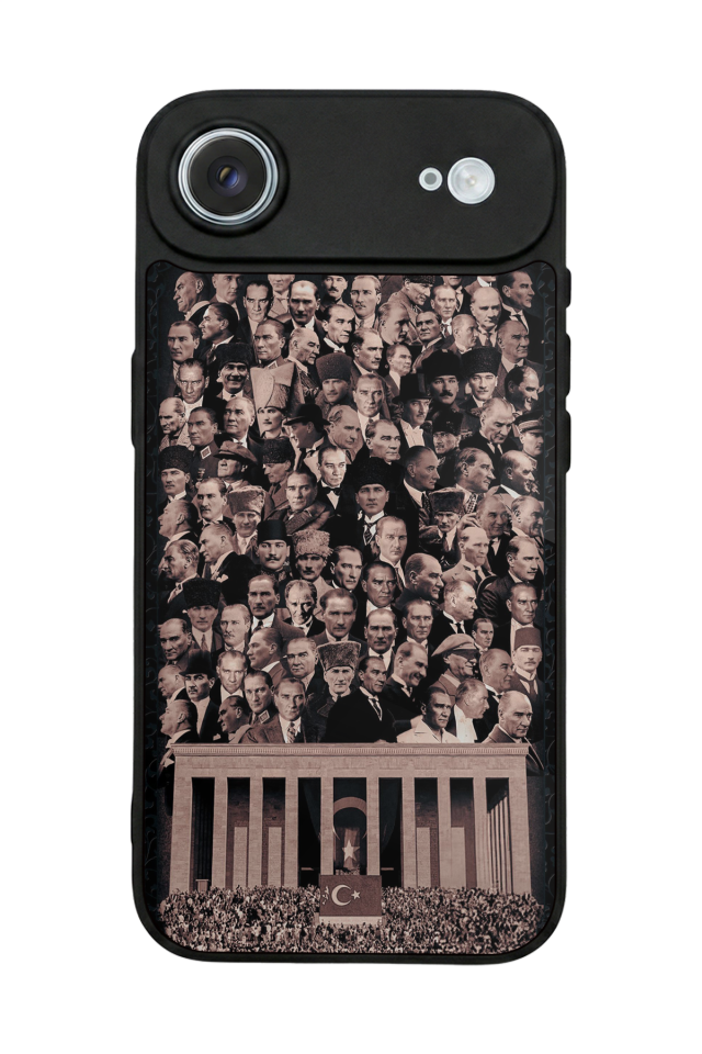 iPhone 17 Air Uyumlu Mustafa Kemal Ataturk Tasarımlı Glossy Premium Kılıf