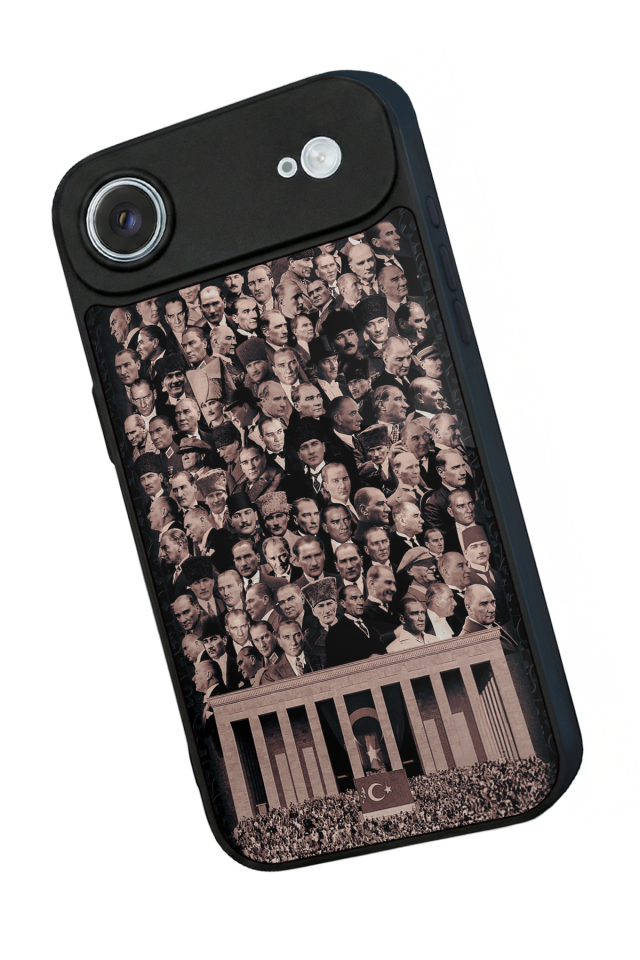 iPhone 17 Air Uyumlu Mustafa Kemal Ataturk Tasarımlı Glossy Premium Kılıf