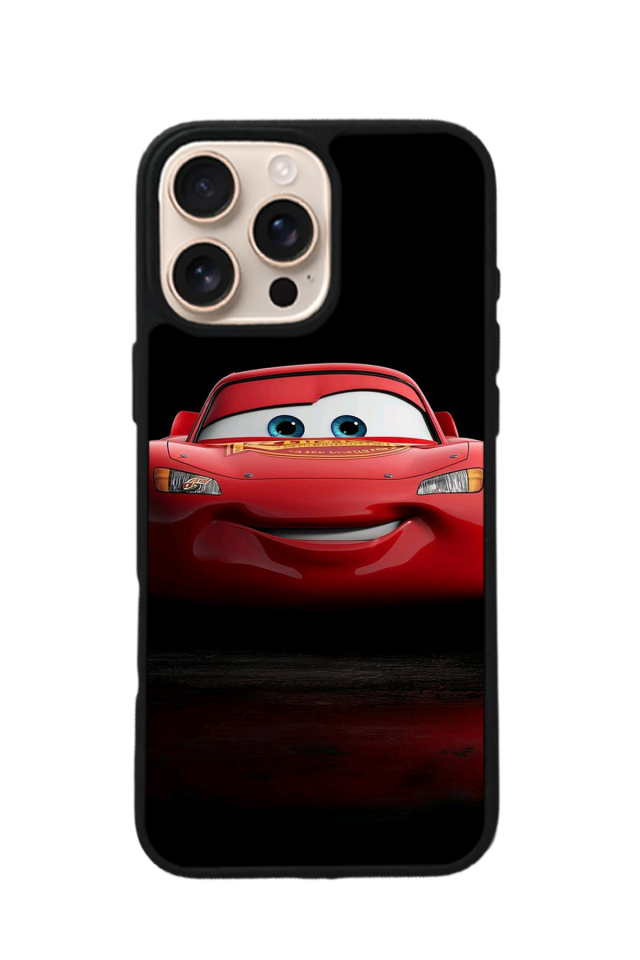 iPhone 15 Pro Uyumlu Simsek McQueen Tasarımlı Glossy Premium Kılıf