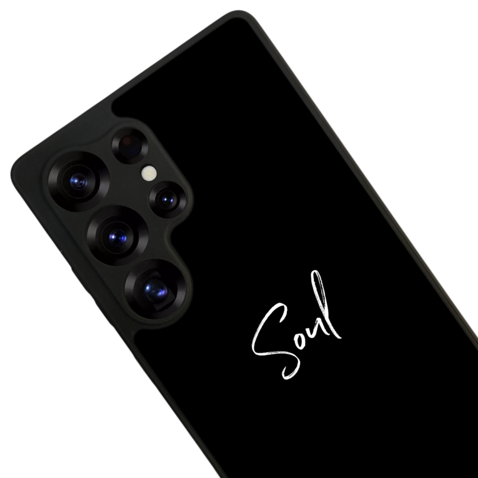 Samsung Galaxy S25 Ultra Uyumlu SOUL Tasarımlı Glossy Premium Kılıf