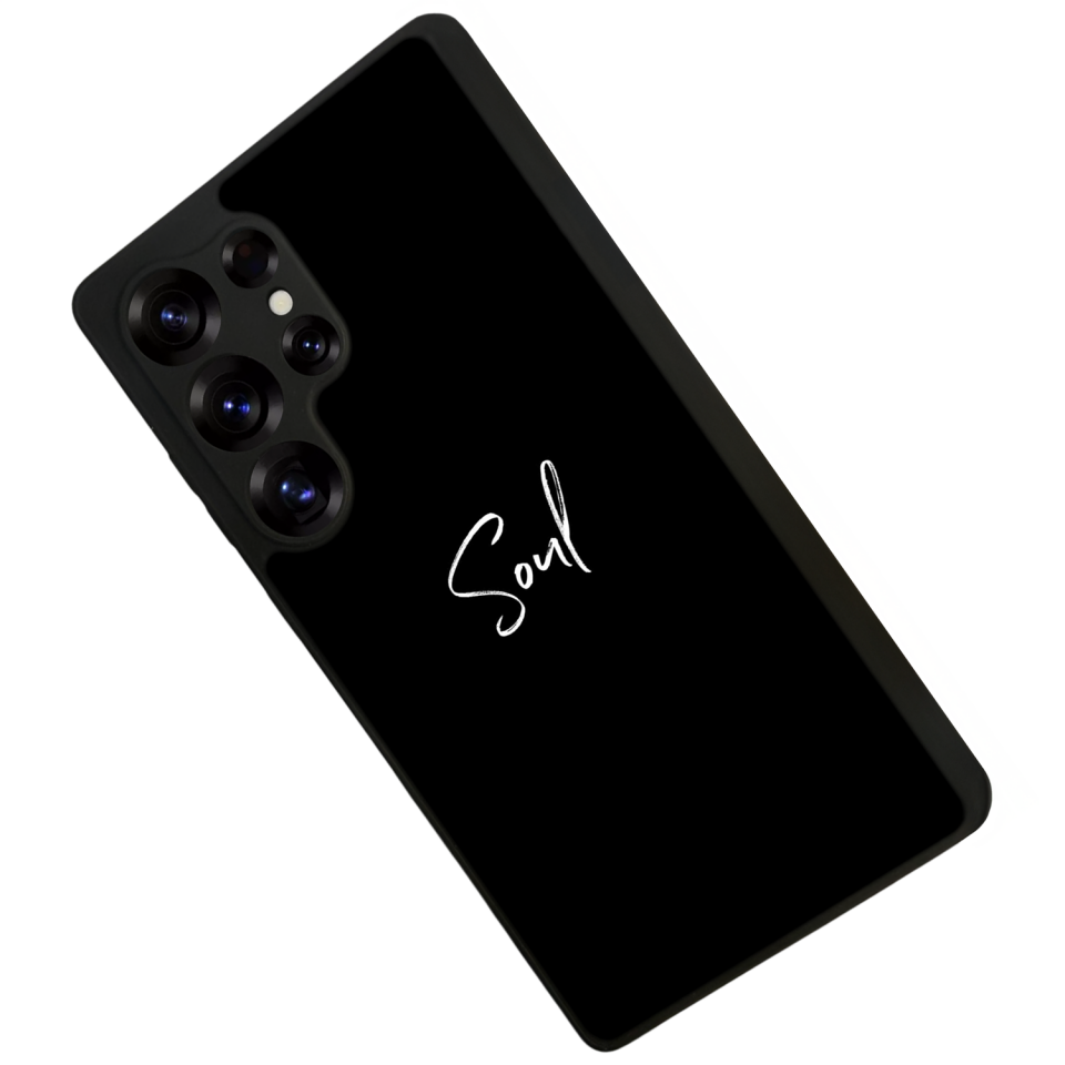 Samsung Galaxy S25 Ultra Uyumlu SOUL Tasarımlı Glossy Premium Kılıf