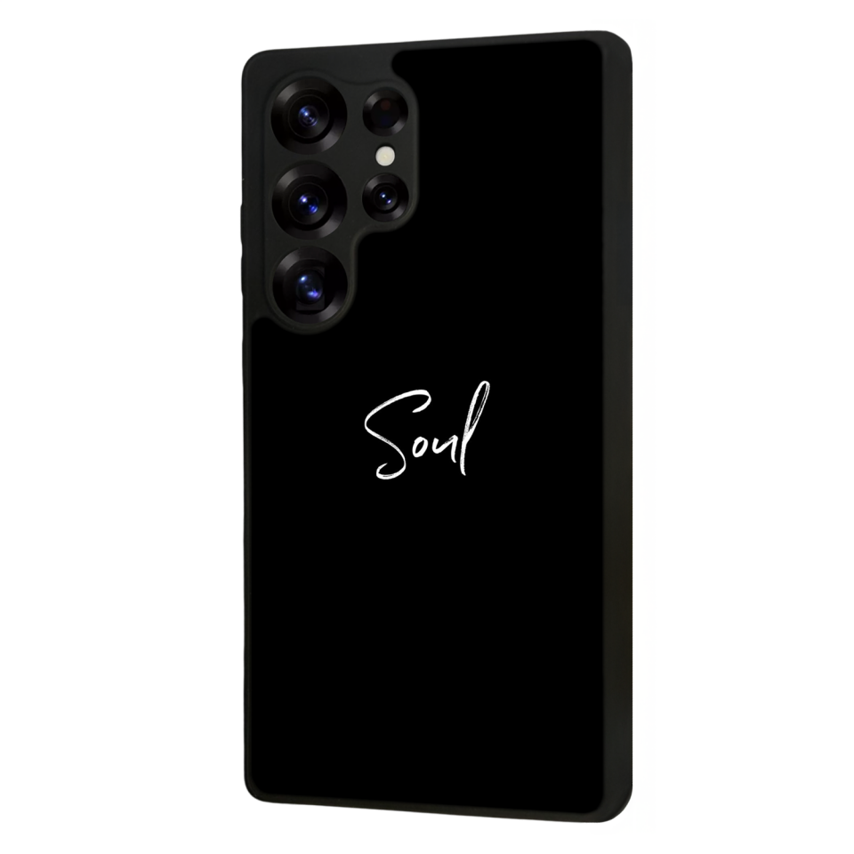 Samsung Galaxy S25 Ultra Uyumlu SOUL Tasarımlı Glossy Premium Kılıf
