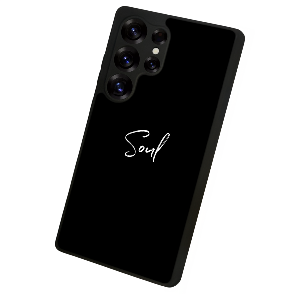 Samsung Galaxy S25 Ultra Uyumlu SOUL Tasarımlı Glossy Premium Kılıf