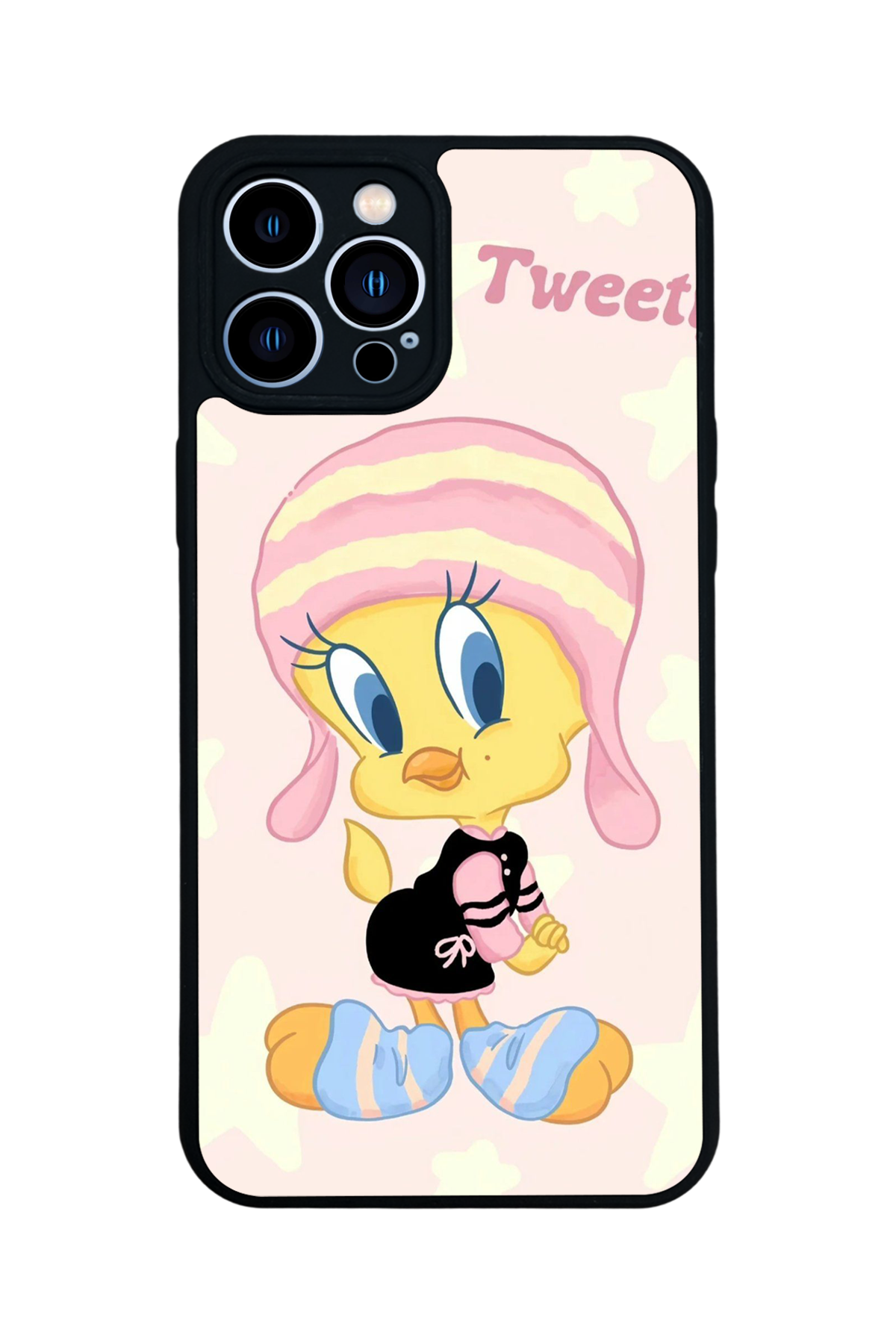 iPhone 13 Pro Max Uyumlu Tweety Tasarımlı Glossy Premium Kılıf
