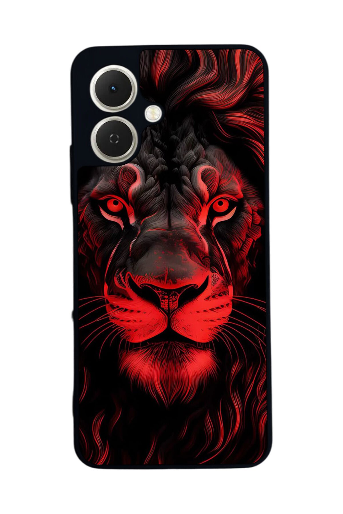 Tecno Spark GO 2 Uyumlu Aslan Tasarımlı Glossy Premium Kılıf
