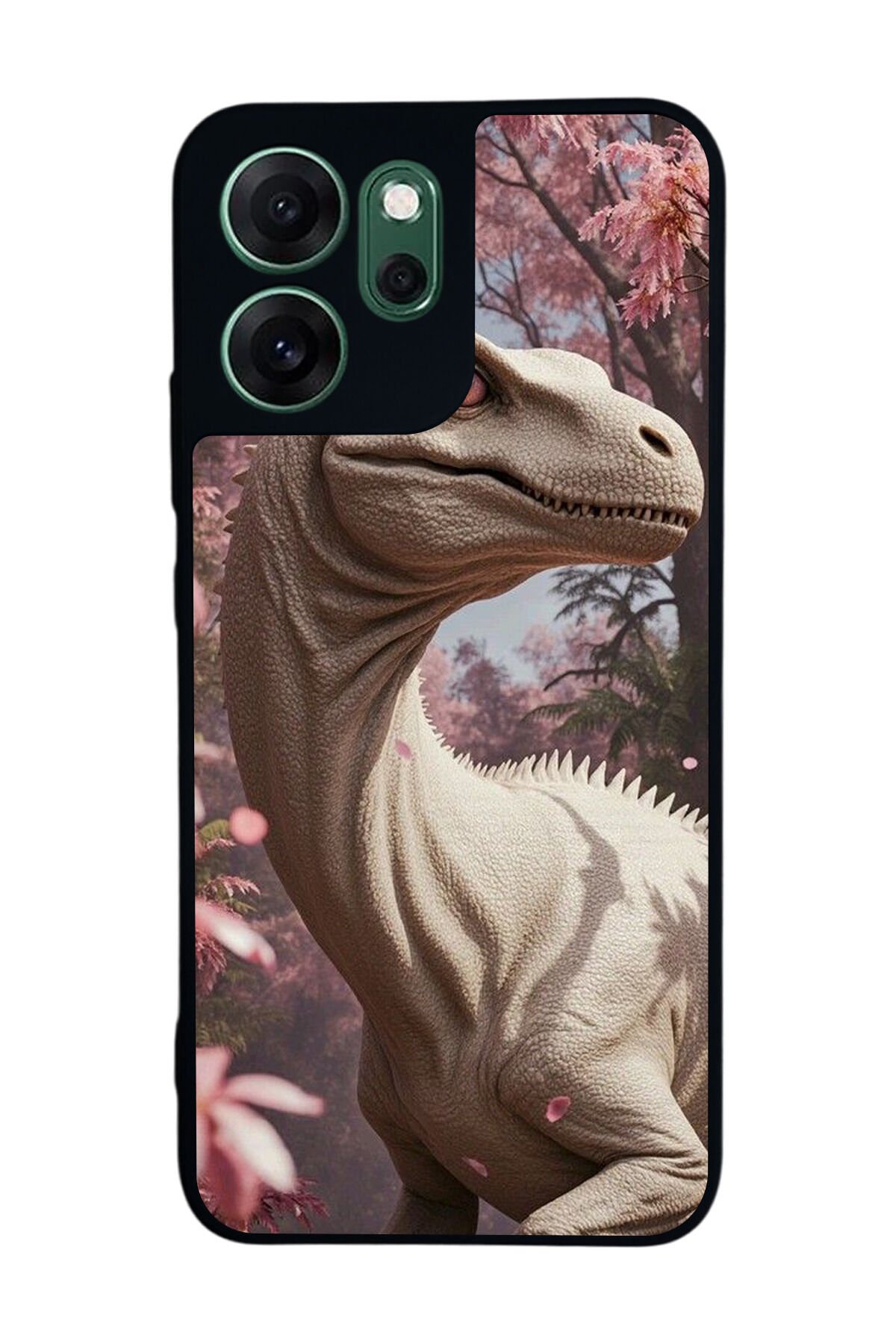 Oppo Reno 14F Uyumlu Dinazor Tasarımlı Glossy Premium Kılıf
