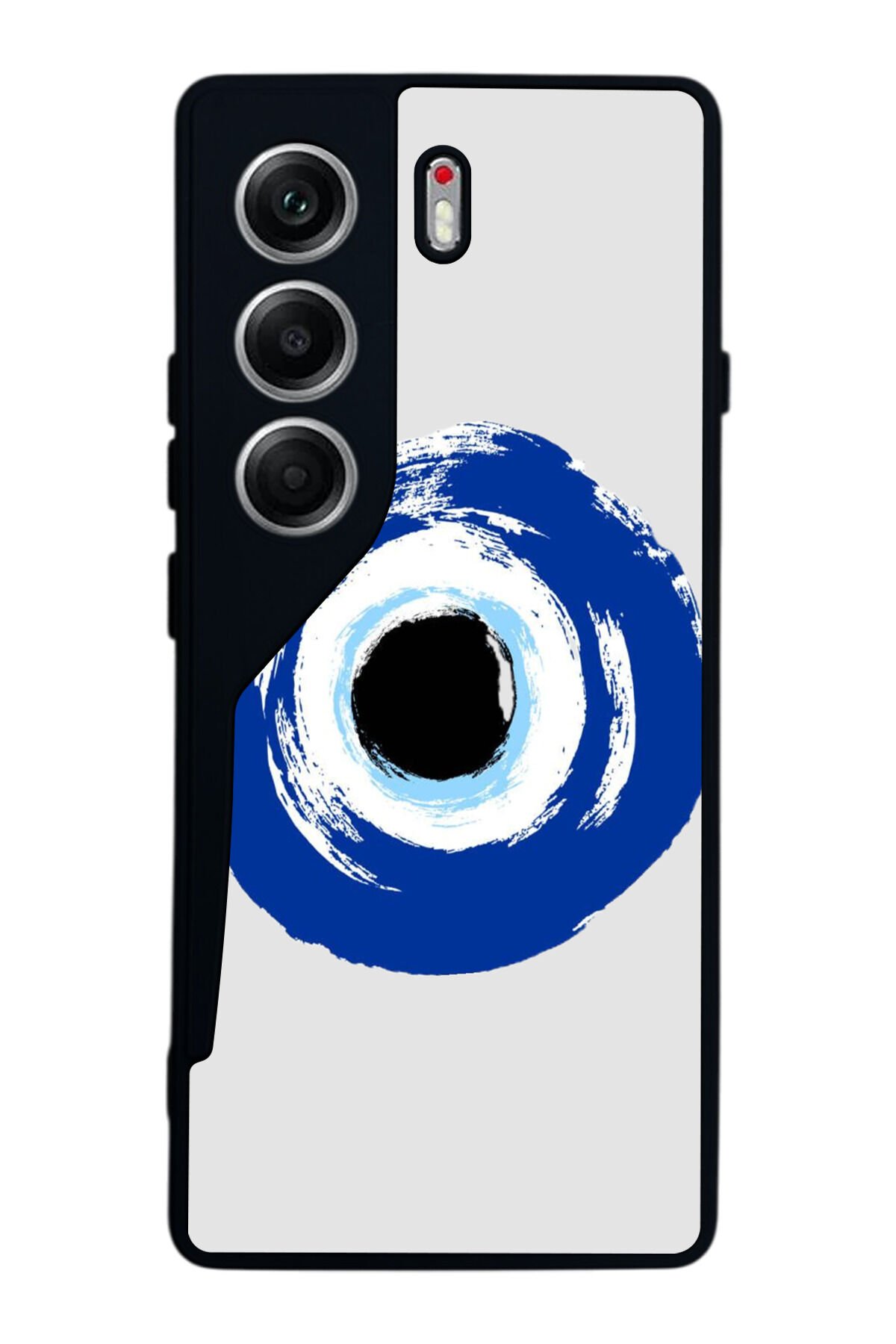 Tecno Camon 40 Uyumlu Nazar Tasarımlı Glossy Premium Kılıf