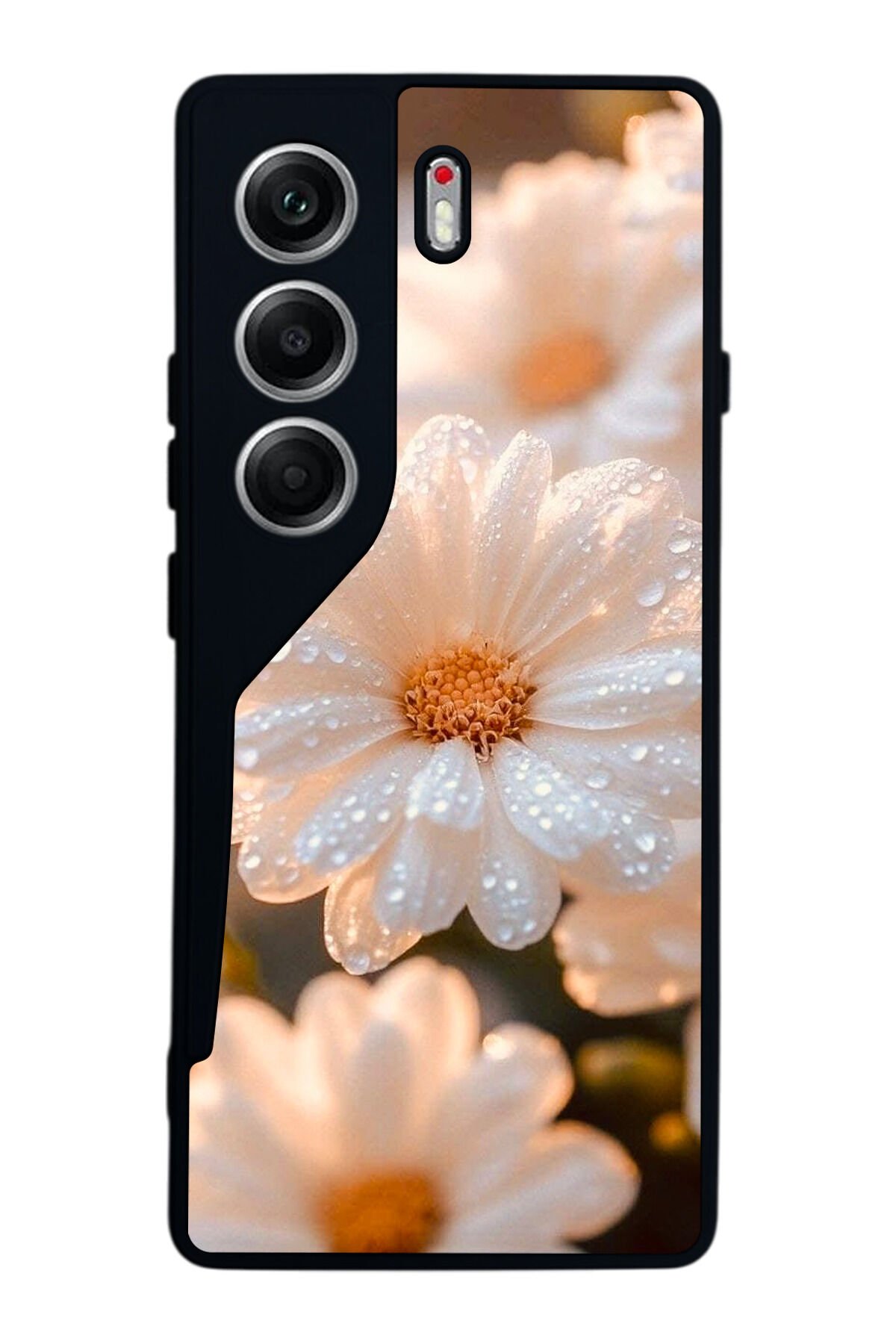 Tecno Camon 40 Uyumlu Cicek Tasarımlı Glossy Premium Kılıf