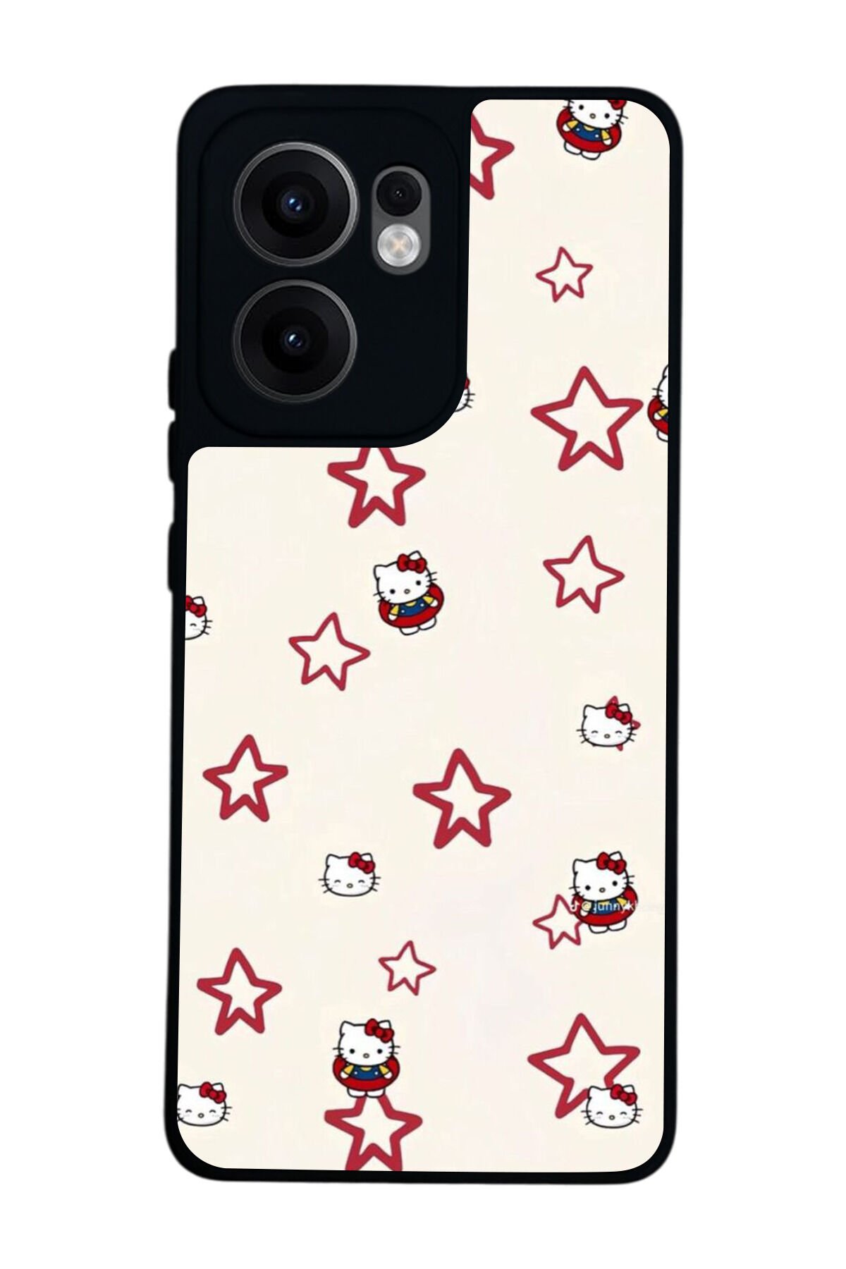 Oppo Reno 13F Uyumlu HelloKitty Tasarımlı Glossy Premium Kılıf