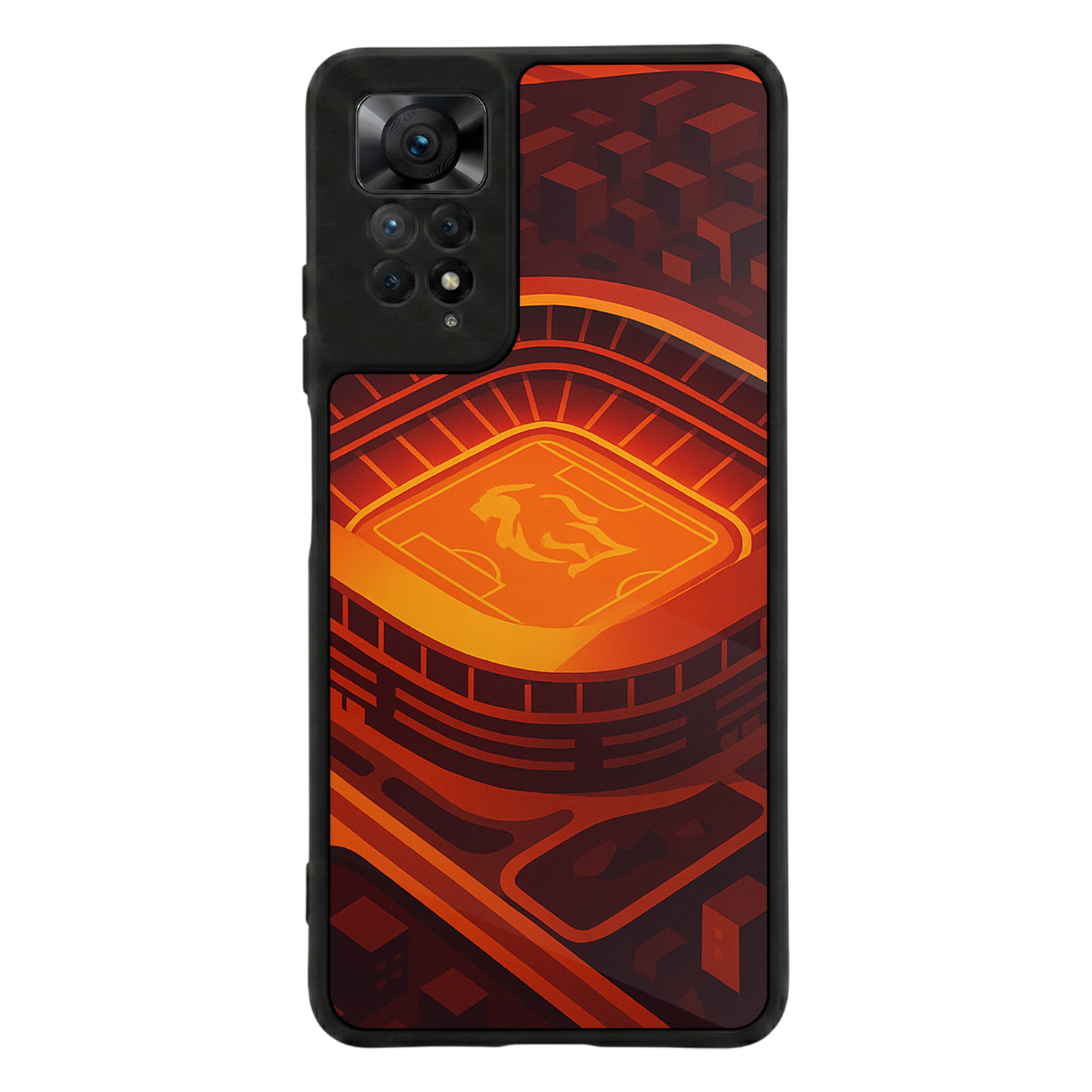 Xiaomi Redmi Note 12 Pro Uyumlu Aslan Tasarımlı Glossy Premium Kılıf