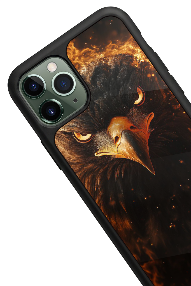 iPhone 11 Pro Max Uyumlu Besiktas Tasarımlı Glossy Premium Kılıf