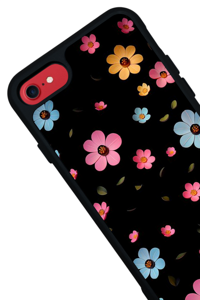 iPhone 7 Uyumlu Cicek Tasarımlı Glossy Premium Kılıf