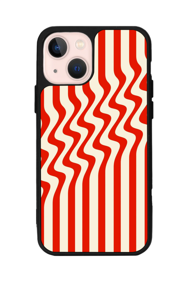 iPhone 15 Plus Uyumlu Çizgi Sanatı Tasarımlı Glossy Premium Kılıf