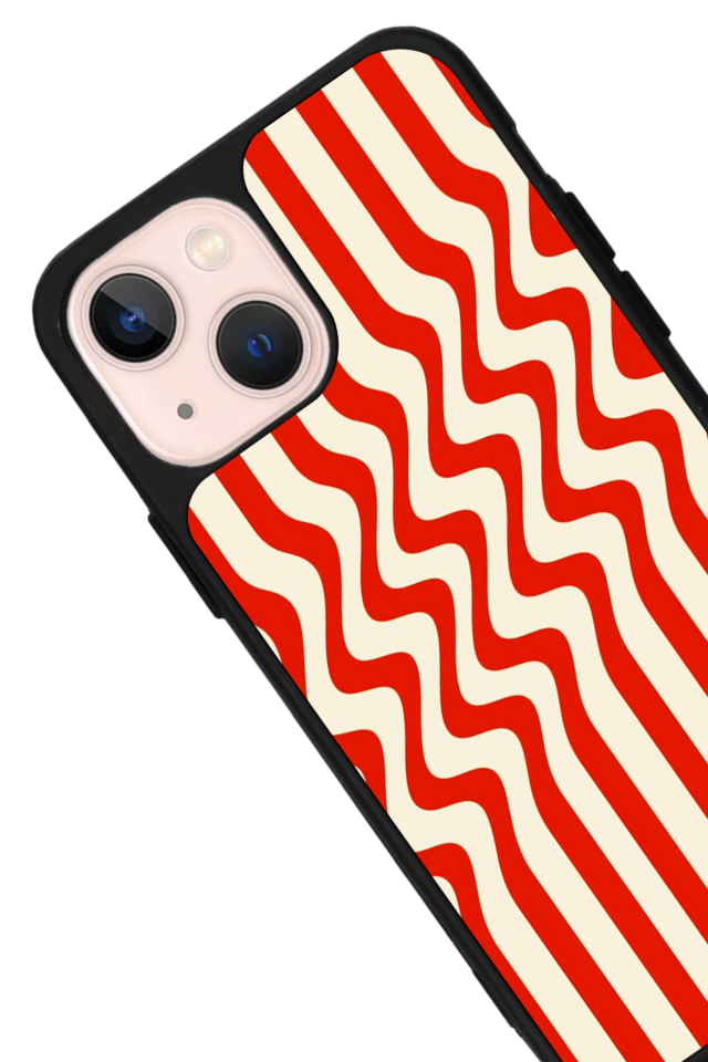 iPhone 15 Plus Uyumlu Çizgi Sanatı Tasarımlı Glossy Premium Kılıf