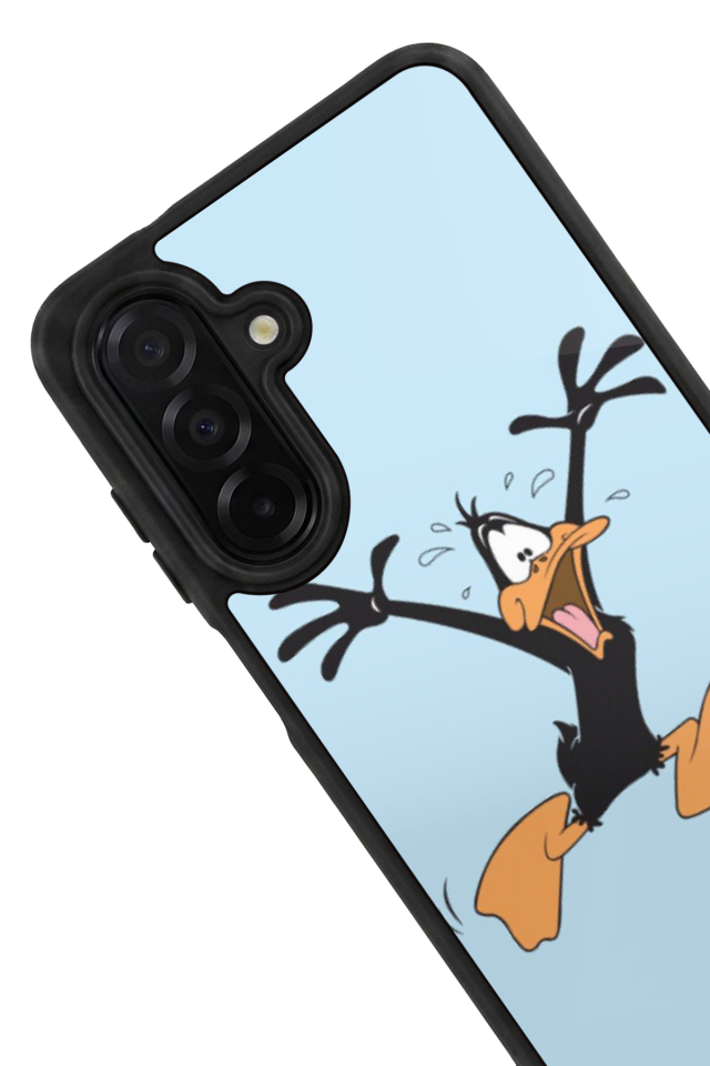 Samsung Galaxy A36 Uyumlu Daffy duck Tasarımlı Glossy Premium Kılıf