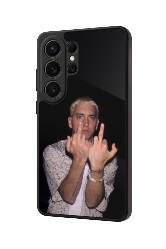 Samsung Galaxy S26 Ultra Uyumlu Eminem Tasarımlı Glossy Premium Kılıf