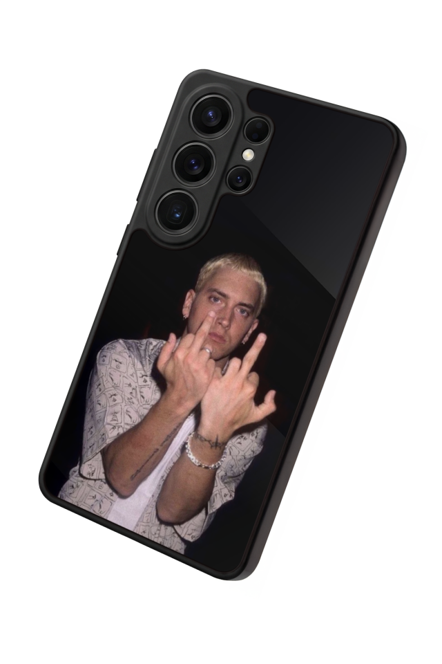 Samsung Galaxy S26 Ultra Uyumlu Eminem Tasarımlı Glossy Premium Kılıf