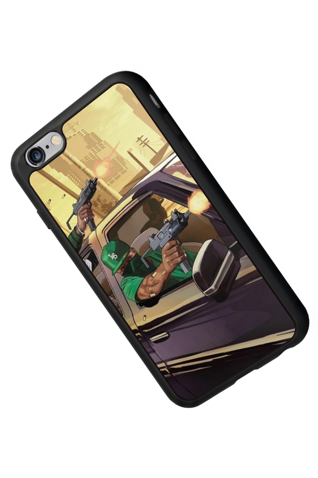 iPhone 6s Plus Uyumlu GTA Tasarımlı Glossy Premium Kılıf