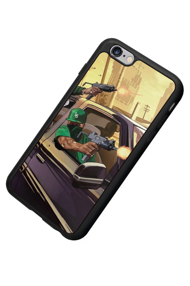iPhone 6s Plus Uyumlu GTA Tasarımlı Glossy Premium Kılıf