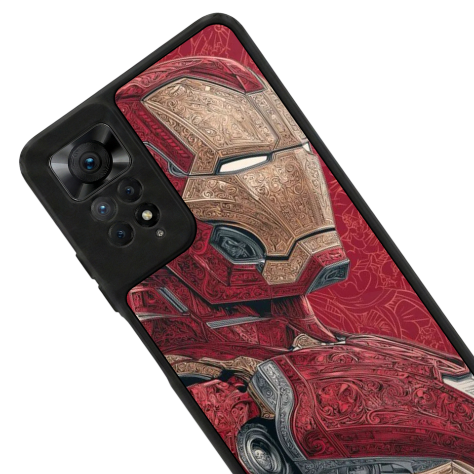 Xiaomi Redmi Note 11 Pro Uyumlu Iron Man ( Demir Adam ) Tasarımlı Glossy Premium Kılıf