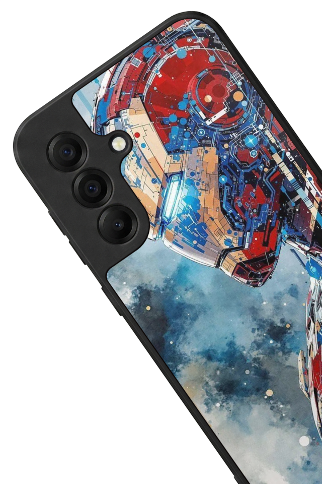 Samsung Galaxy A17 Uyumlu Iron Man ( Demir Adam ) Tasarımlı Glossy Premium Kılıf