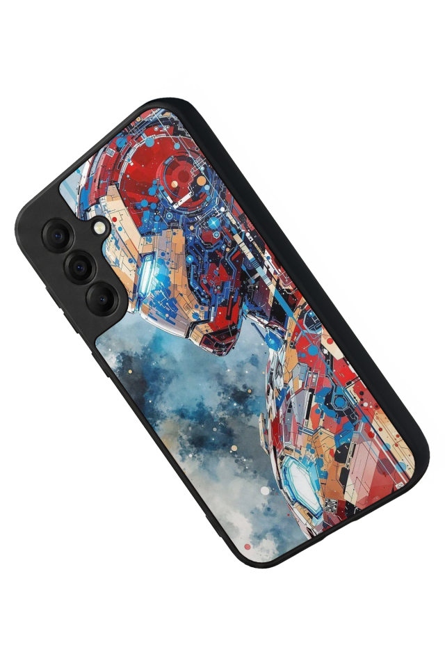 Samsung Galaxy A17 Uyumlu Iron Man ( Demir Adam ) Tasarımlı Glossy Premium Kılıf