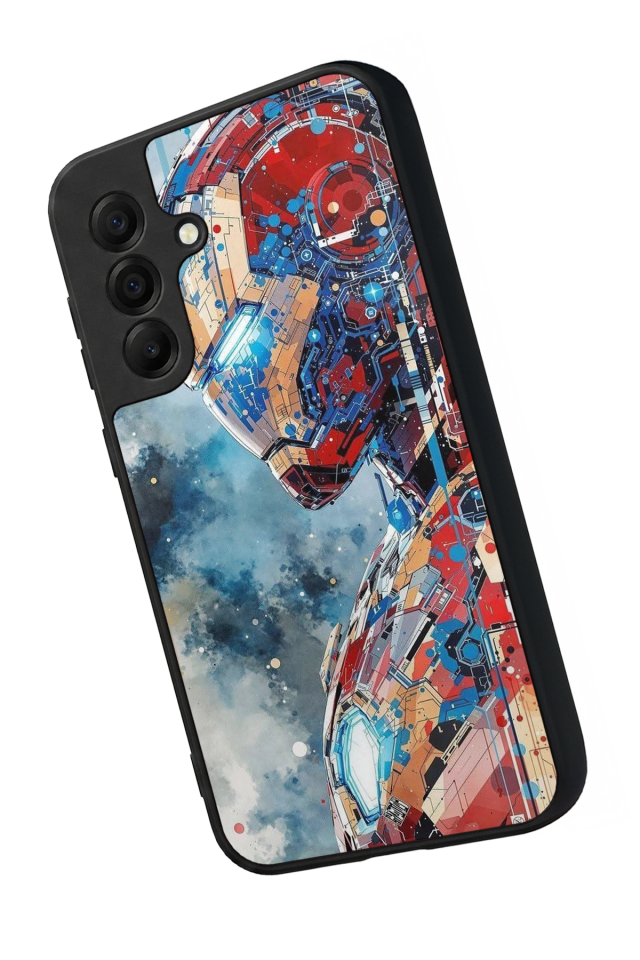 Samsung Galaxy A17 Uyumlu Iron Man ( Demir Adam ) Tasarımlı Glossy Premium Kılıf