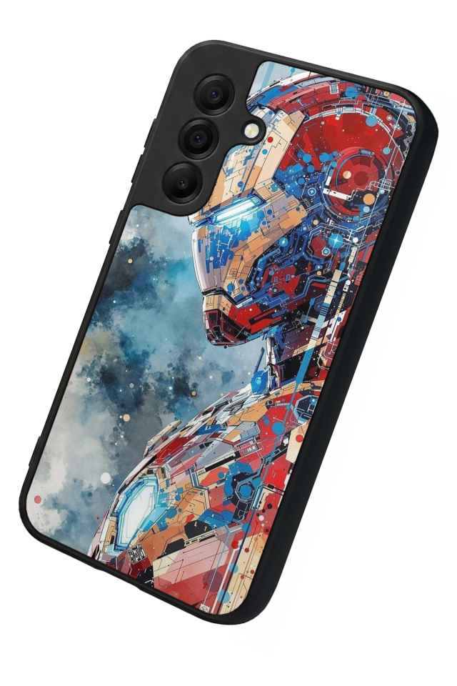 Samsung Galaxy A17 Uyumlu Iron Man ( Demir Adam ) Tasarımlı Glossy Premium Kılıf