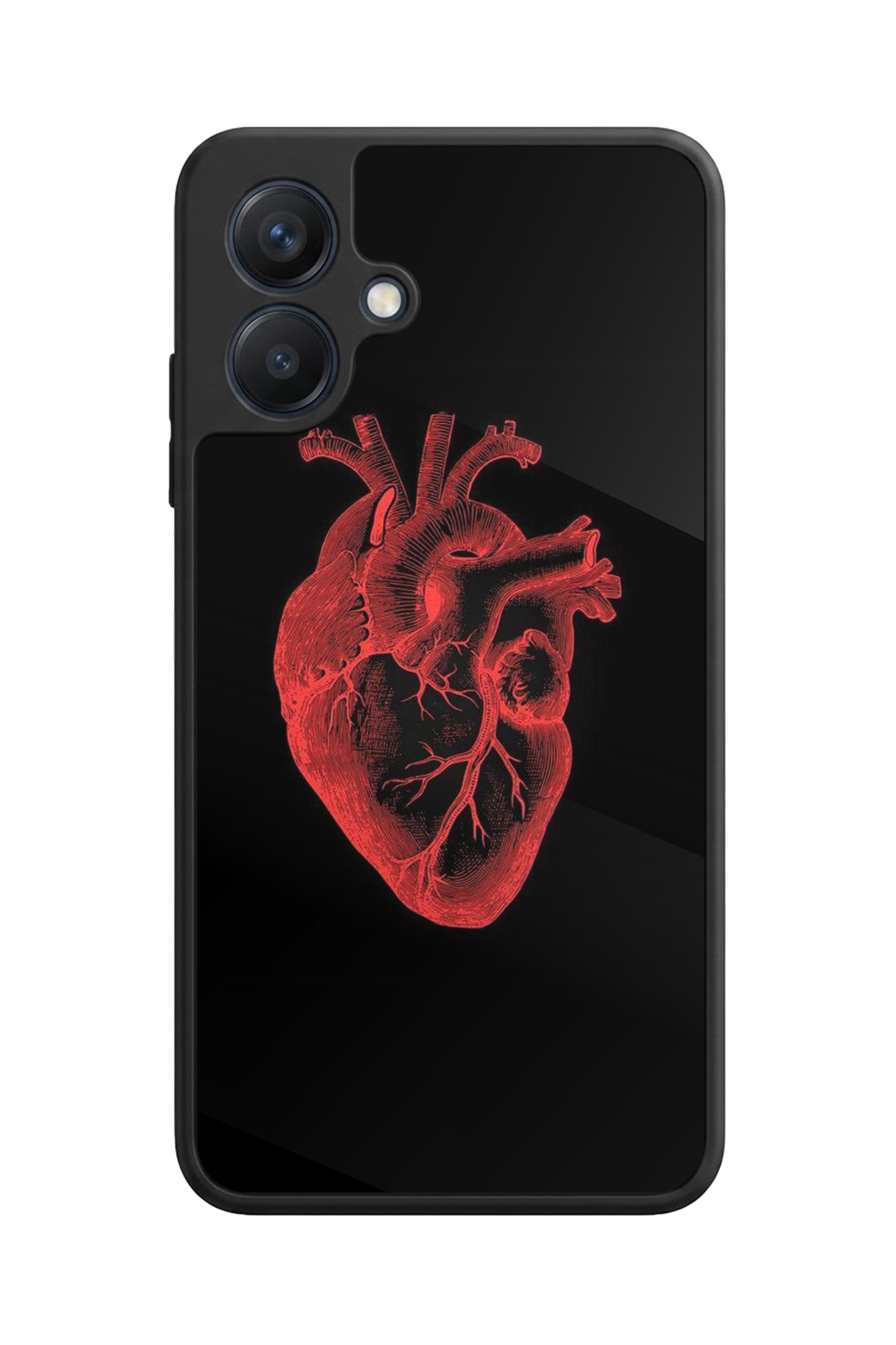 Samsung Galaxy A07 Uyumlu Kalp Love Tasarımlı Glossy Premium Kılıf