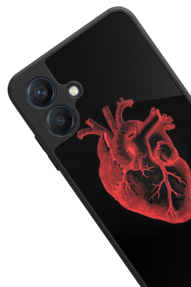 Samsung Galaxy A07 Uyumlu Kalp Love Tasarımlı Glossy Premium Kılıf
