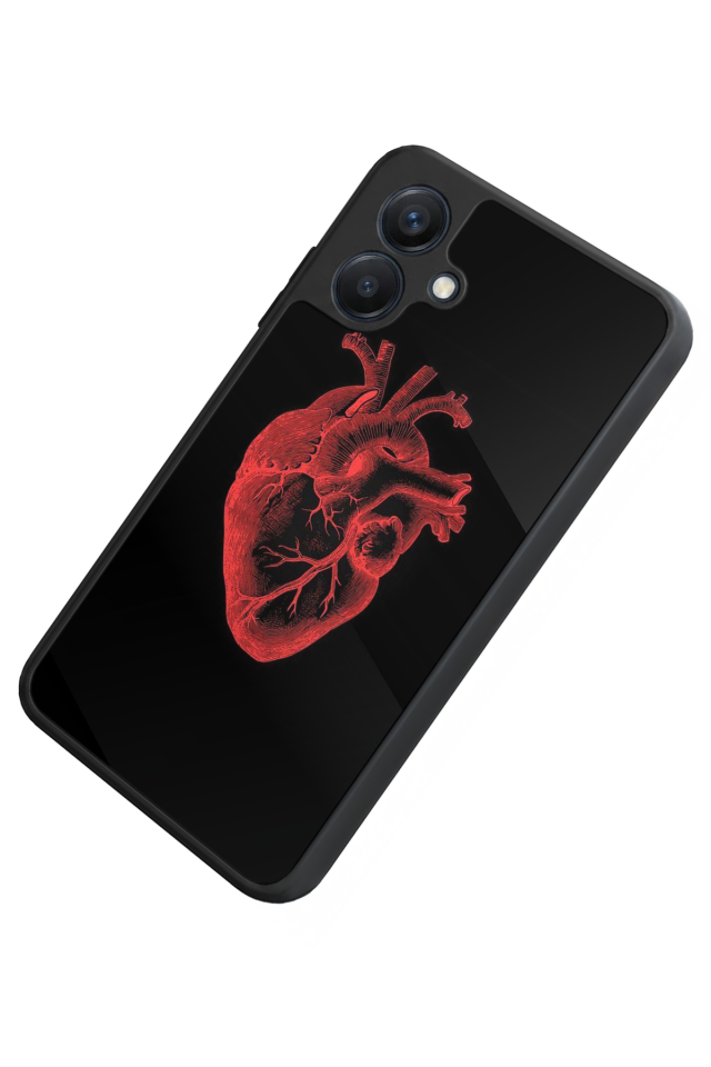 Samsung Galaxy A07 Uyumlu Kalp Love Tasarımlı Glossy Premium Kılıf