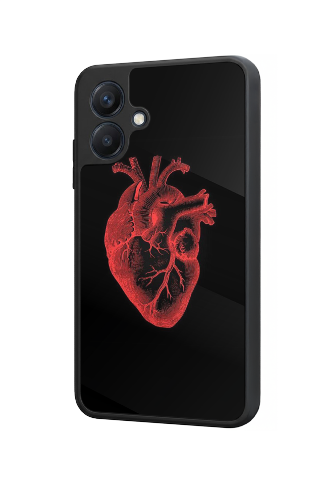Samsung Galaxy A07 Uyumlu Kalp Love Tasarımlı Glossy Premium Kılıf